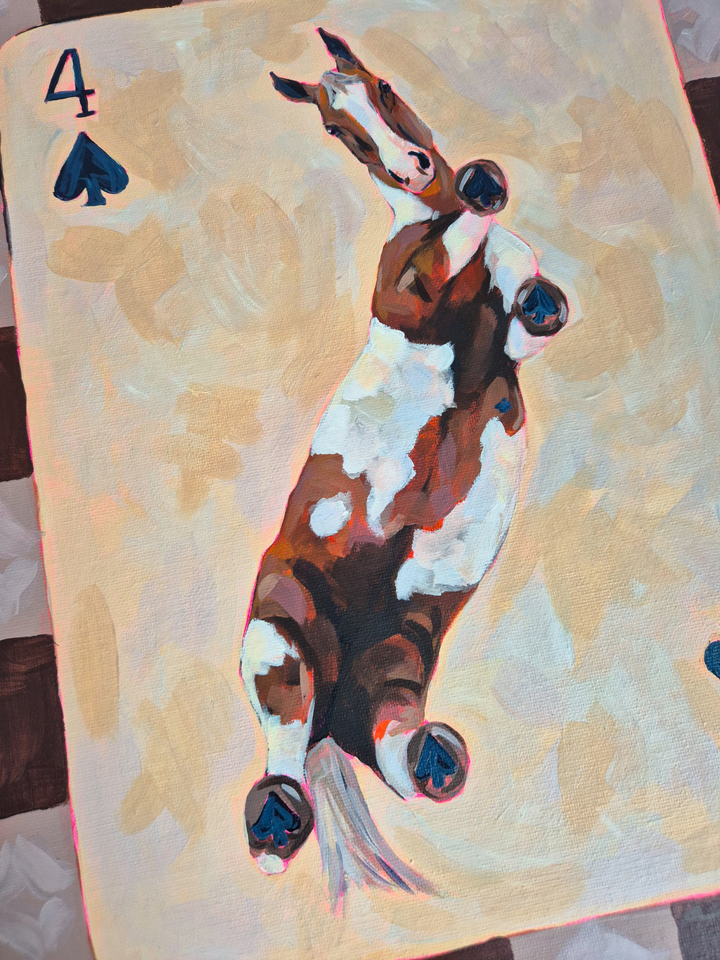 'Four of Spades' ORIGINAL PAINTING