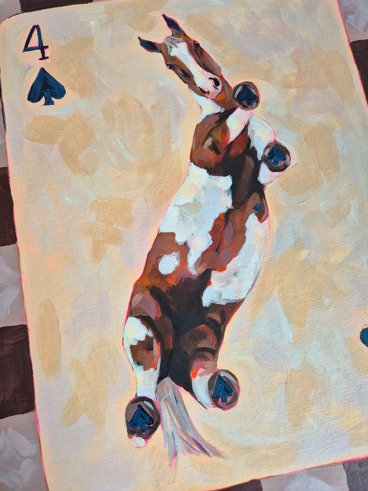 'Four of Spades' ORIGINAL PAINTING