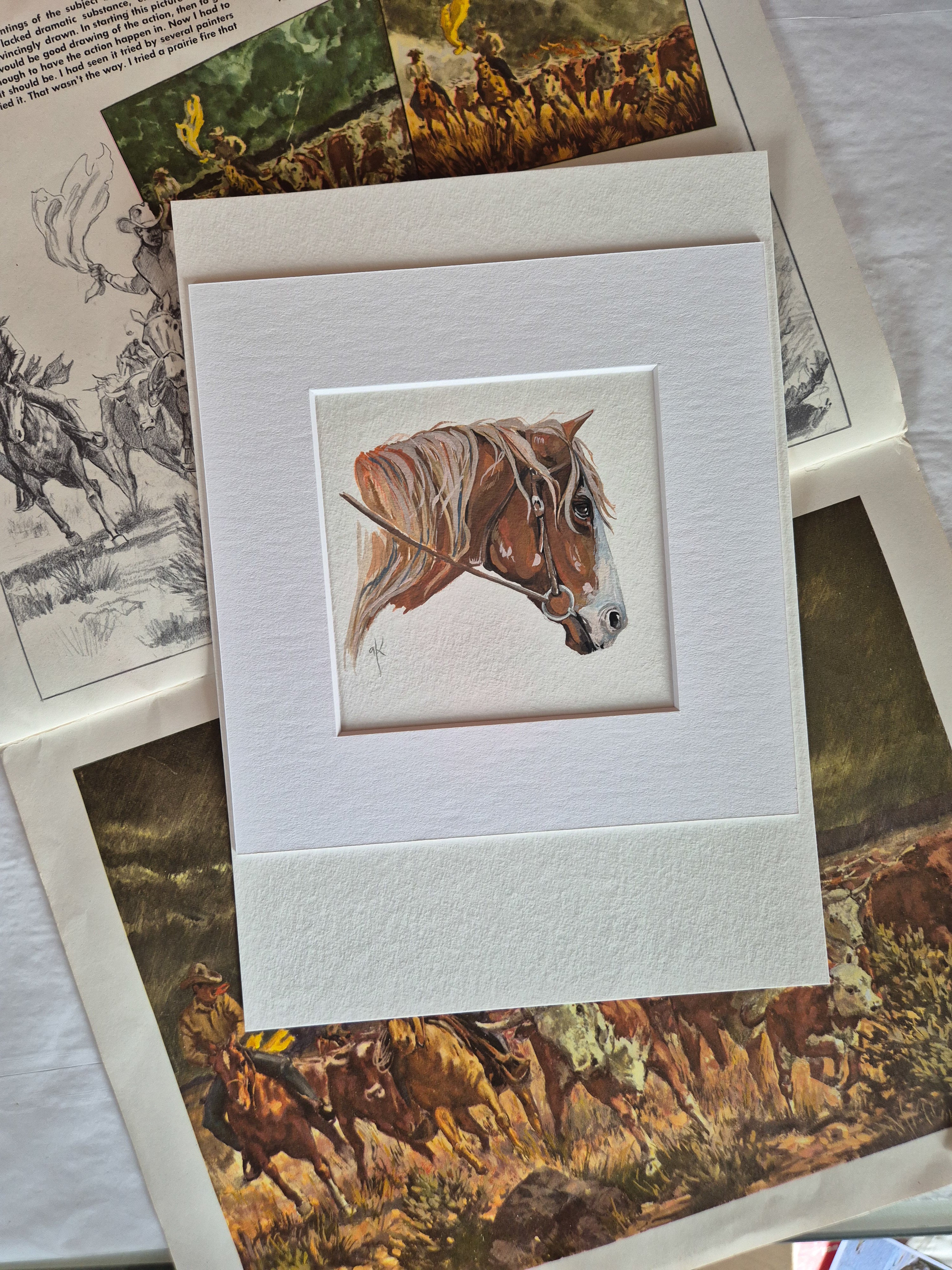 A Trusted Friend. Original Painting
