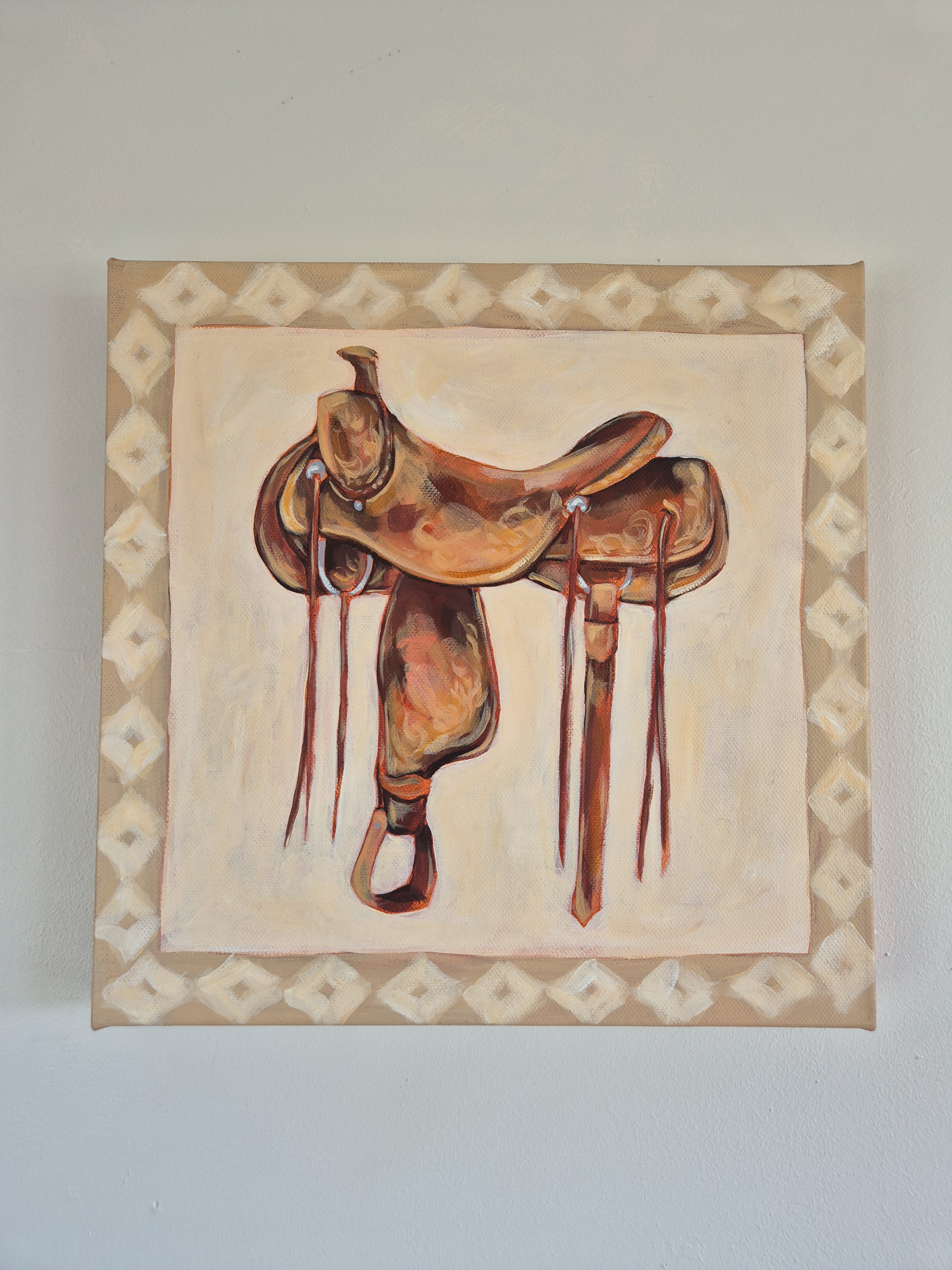 Lone Saddle ORIGINAL PAINTING