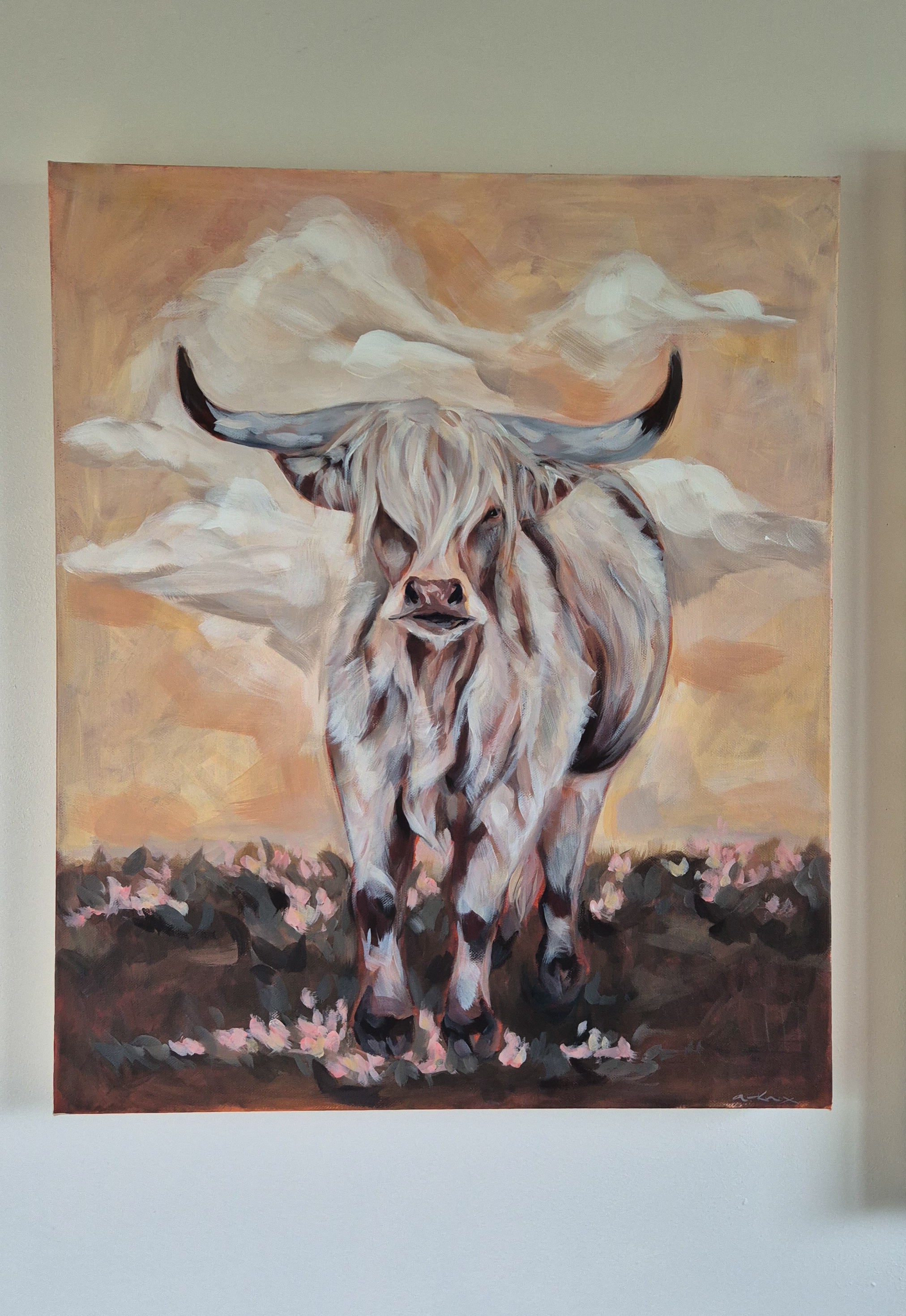 Blossom. Original painting