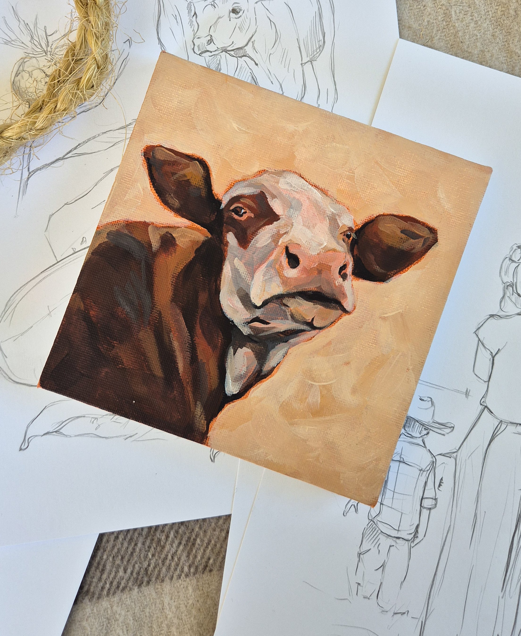 Call Back. Original Painting