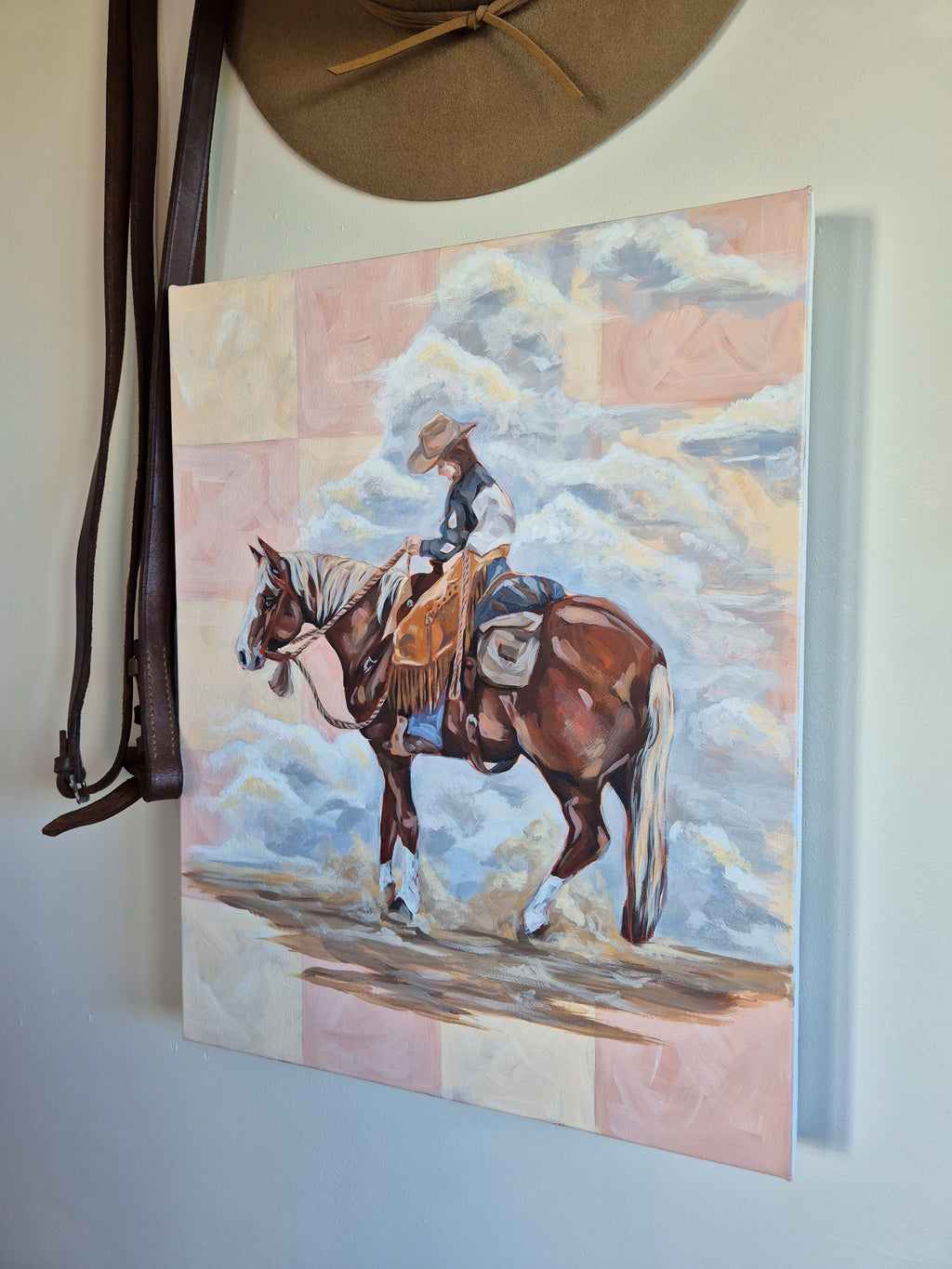 Cotton Candy Crossing. ORIGINAL PAINTING