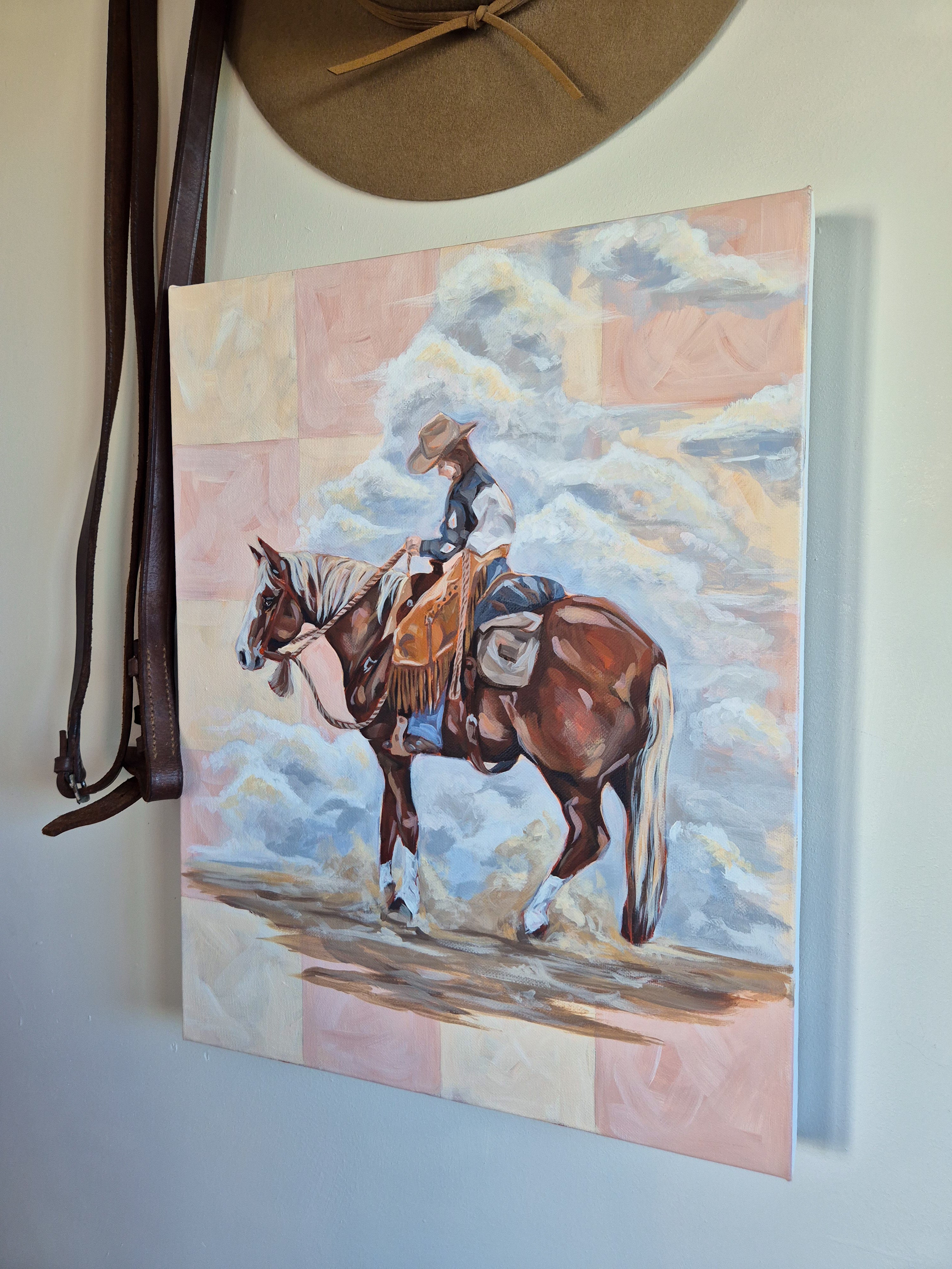 Cotton Candy Crossing. ORIGINAL PAINTING
