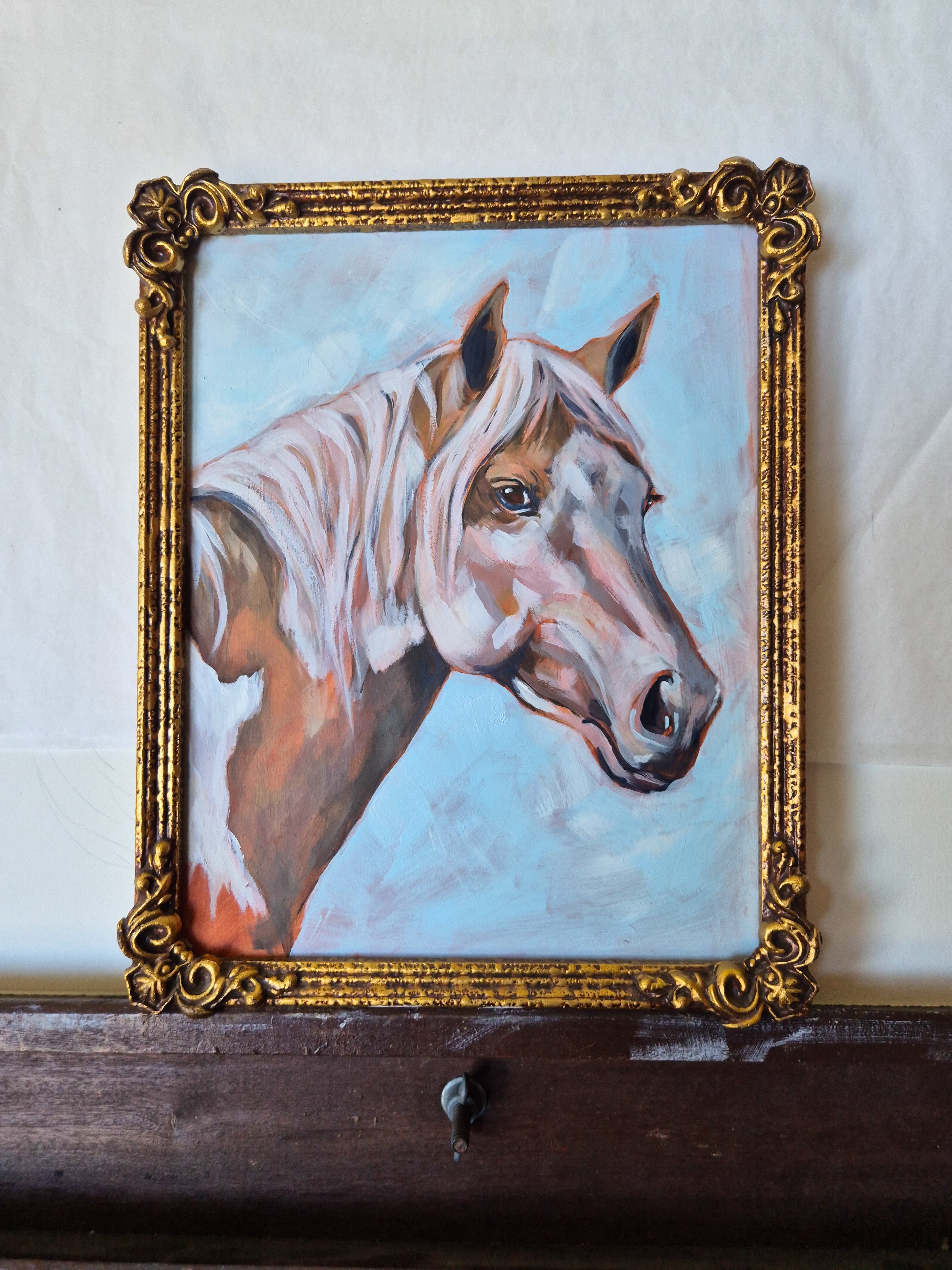 Blonde and Gold. Original painting
