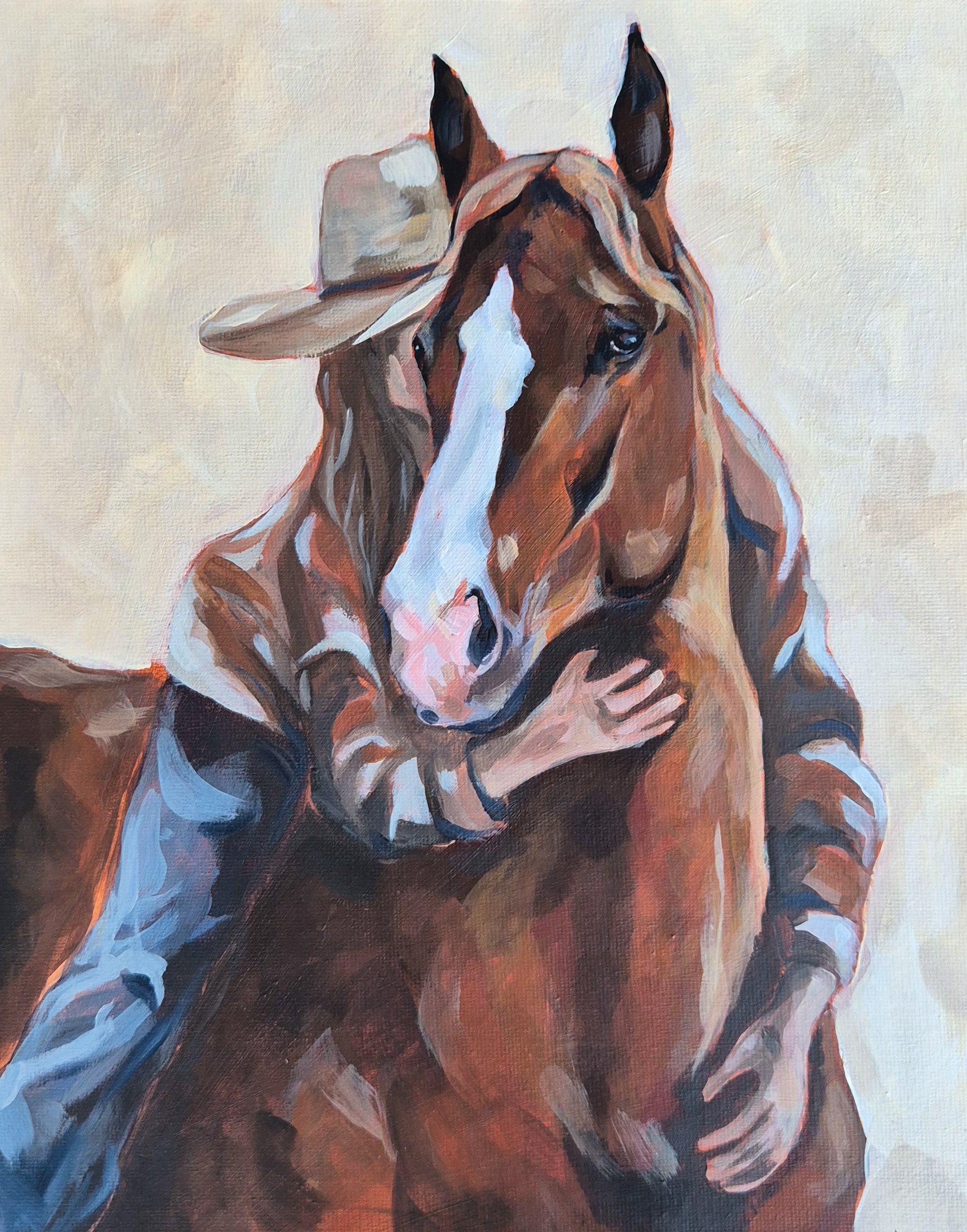 With All My Heart. Original painting