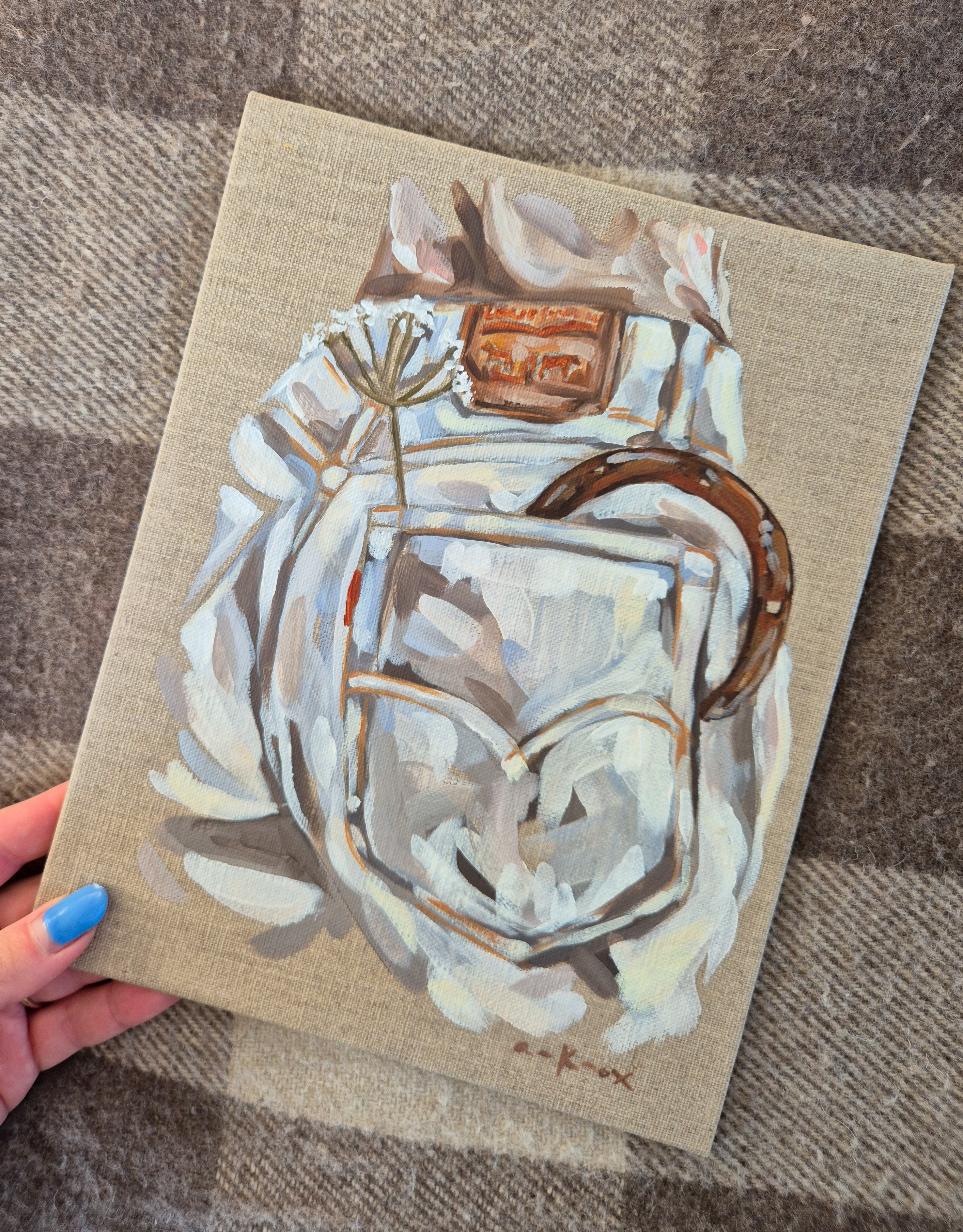 Lady Luck. Original painting