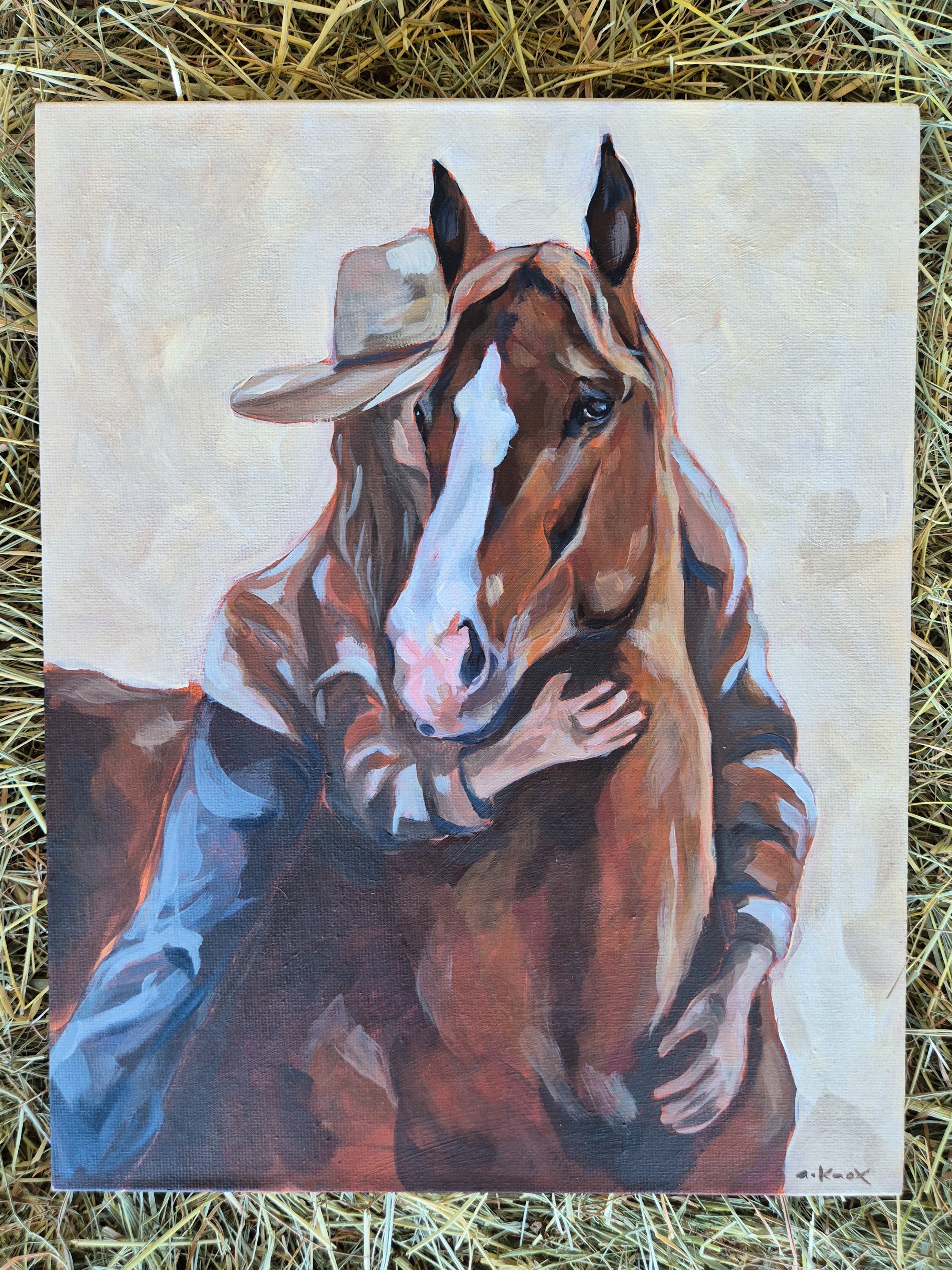 With All My Heart. Original painting