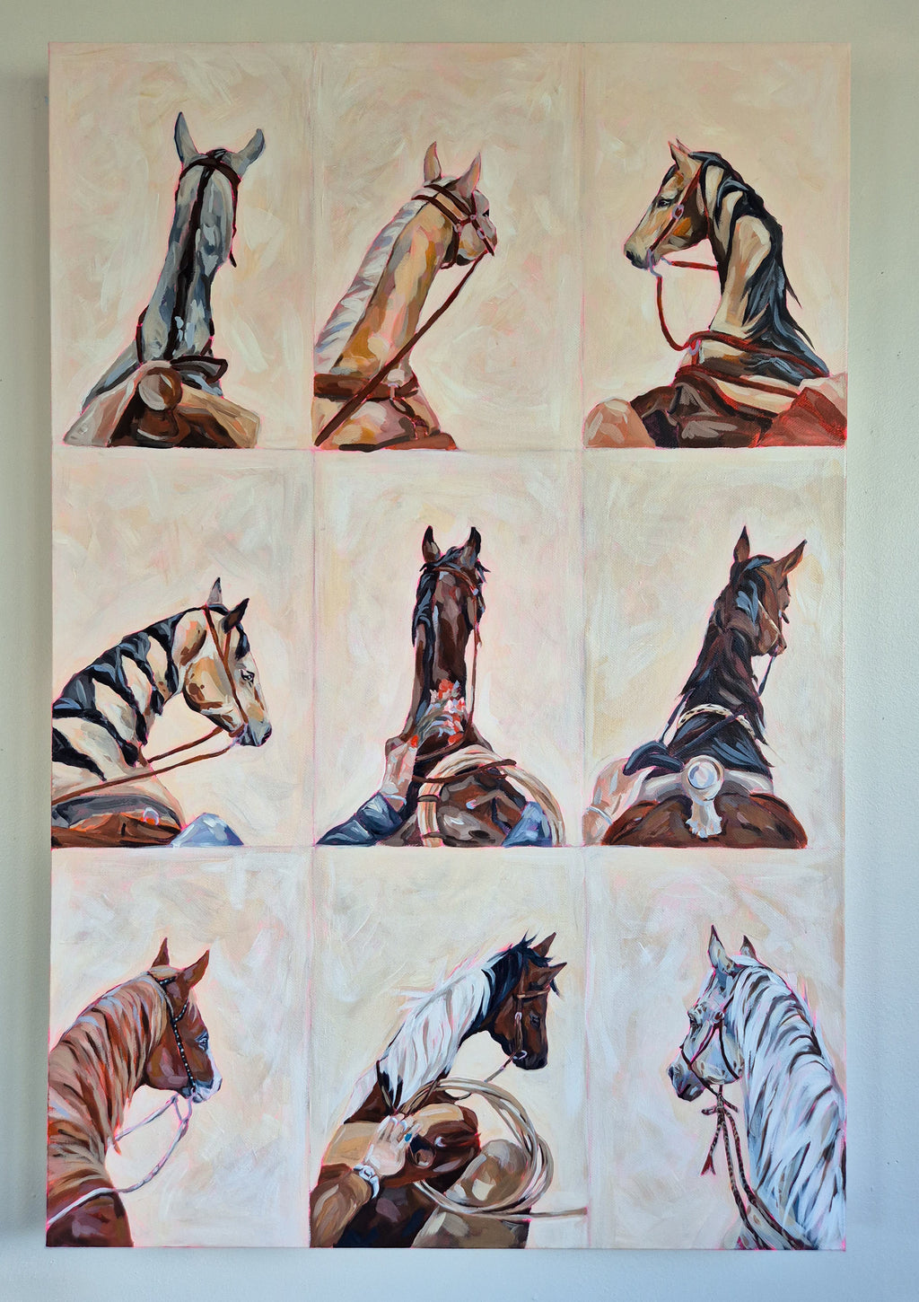 A Top My World. ORIGINAL PAINTING
