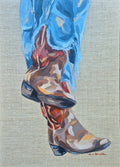 Pretty n Perched. Original painting
