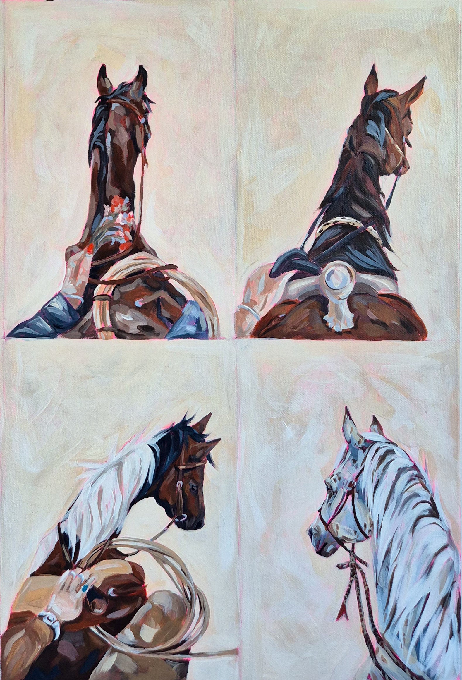 A Top My World. ORIGINAL PAINTING