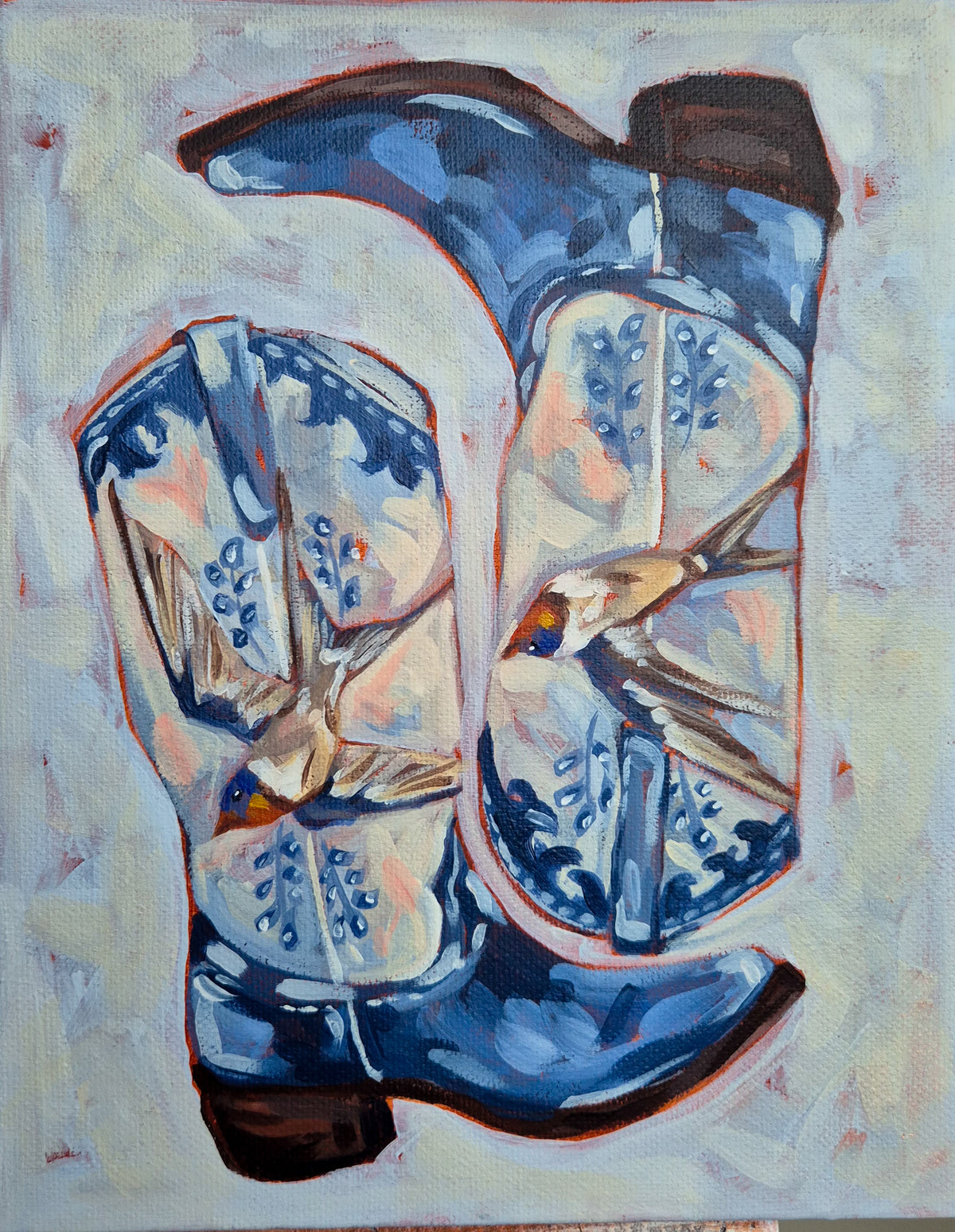 'Boots Nine' ORIGINAL PAINTING