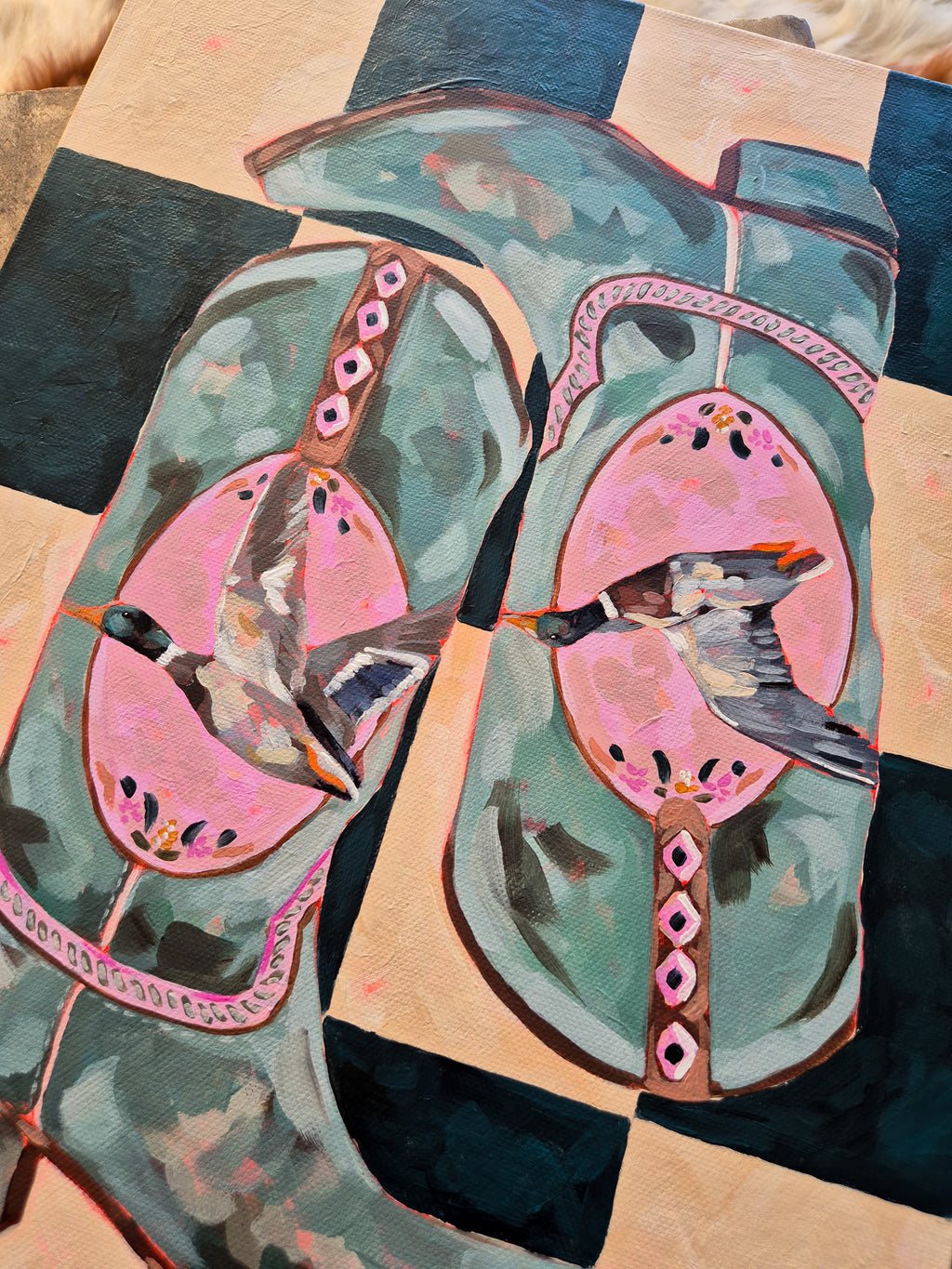 'Drake Pair' ORIGINAL PAINTING