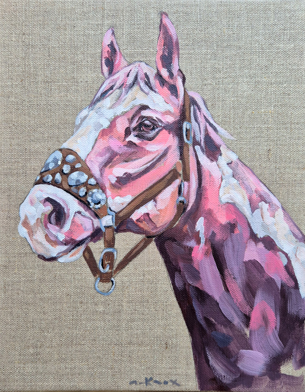 Under Pink Skies. Original painting