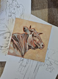 Side Eye. Original painting
