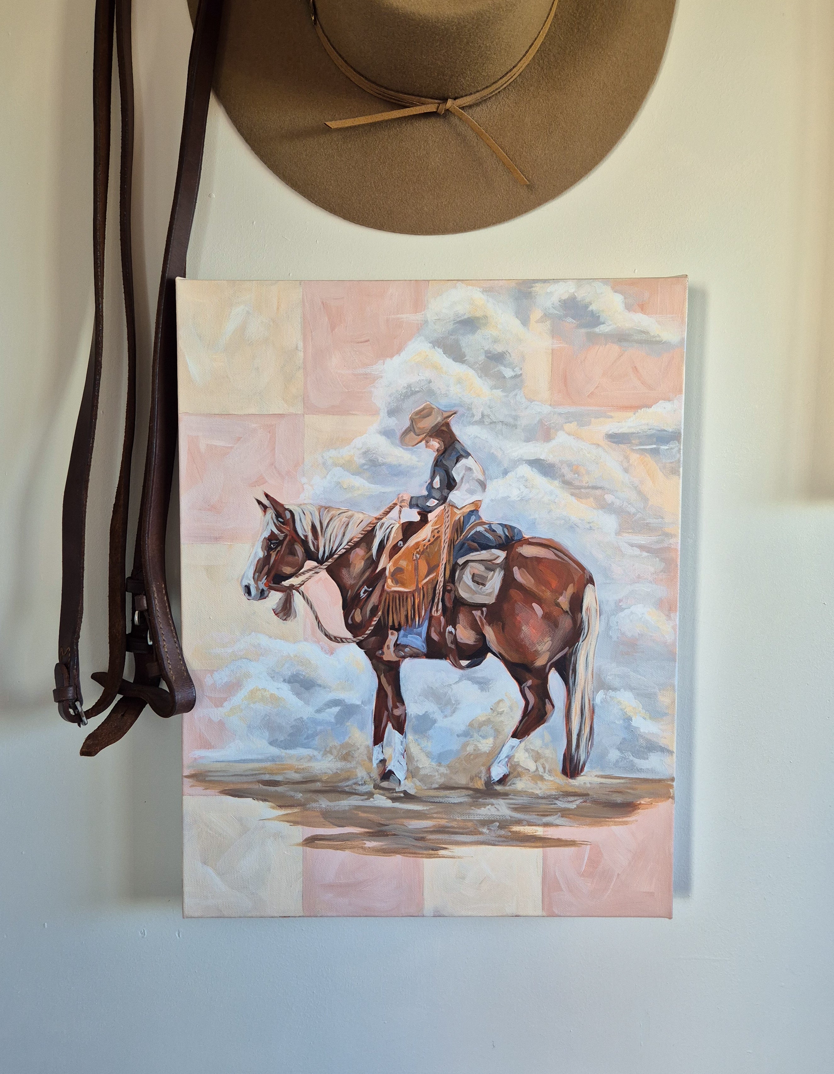 Cotton Candy Crossing. ORIGINAL PAINTING