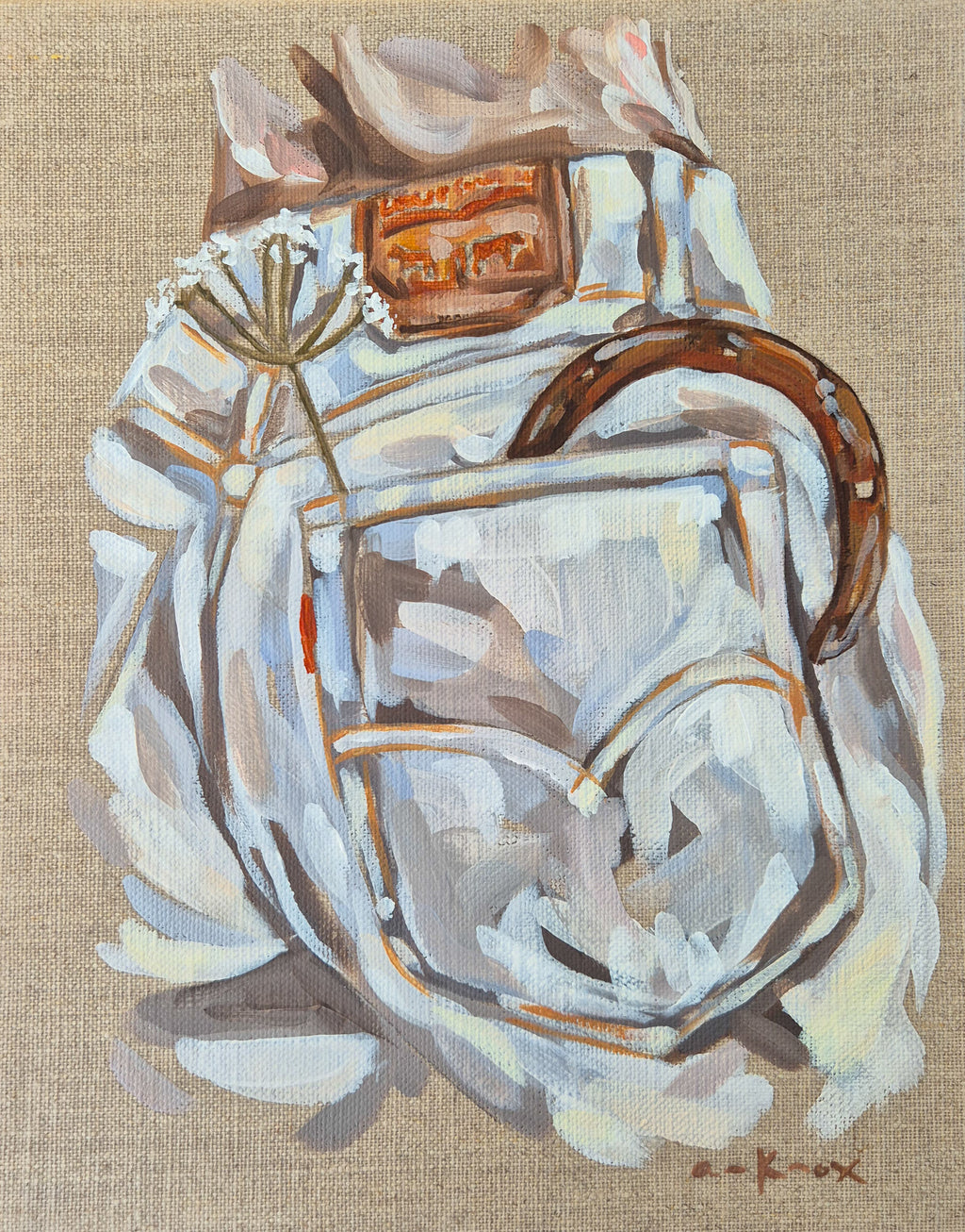 Lady Luck. Original painting