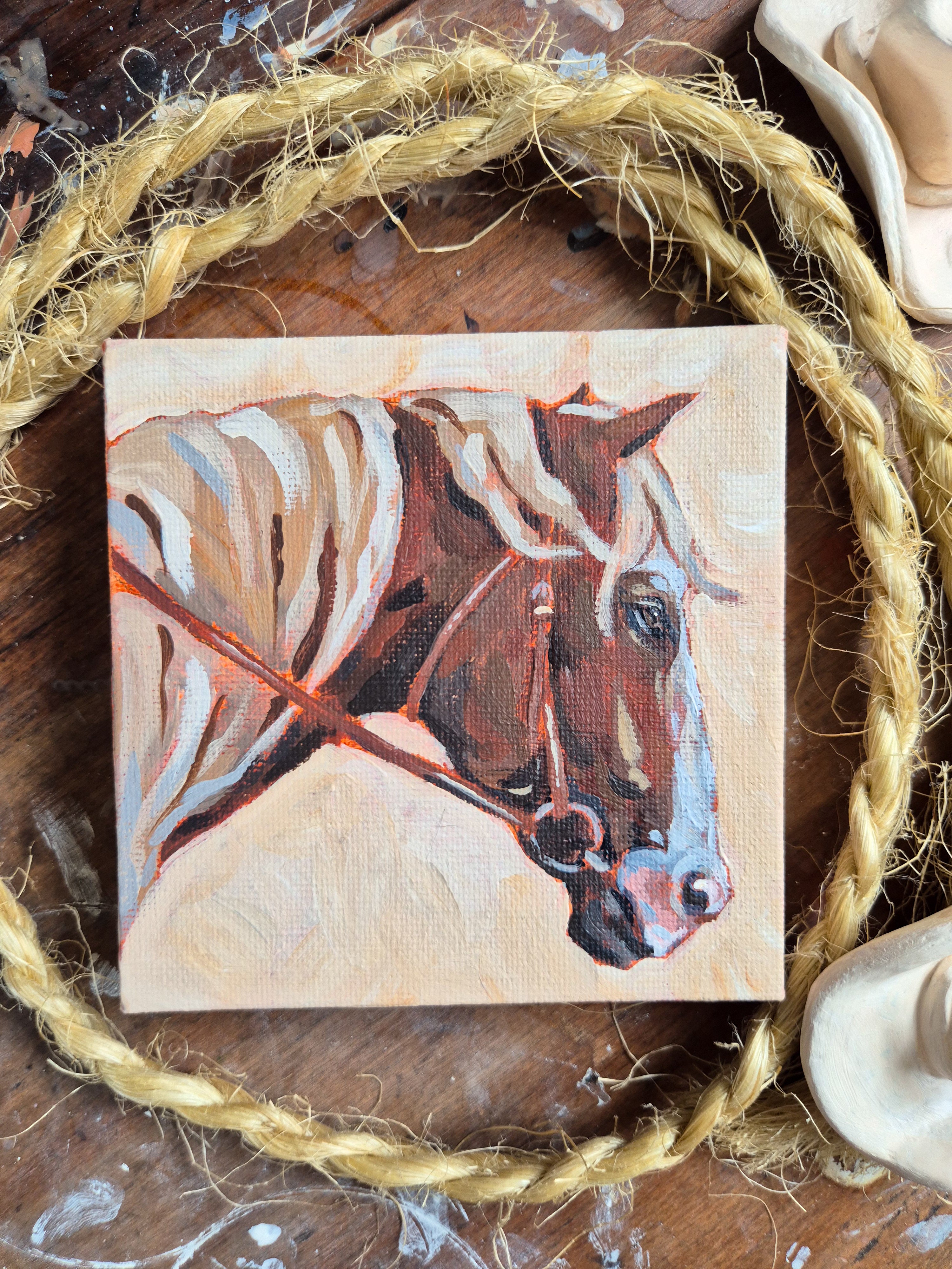 Steady. Original painting