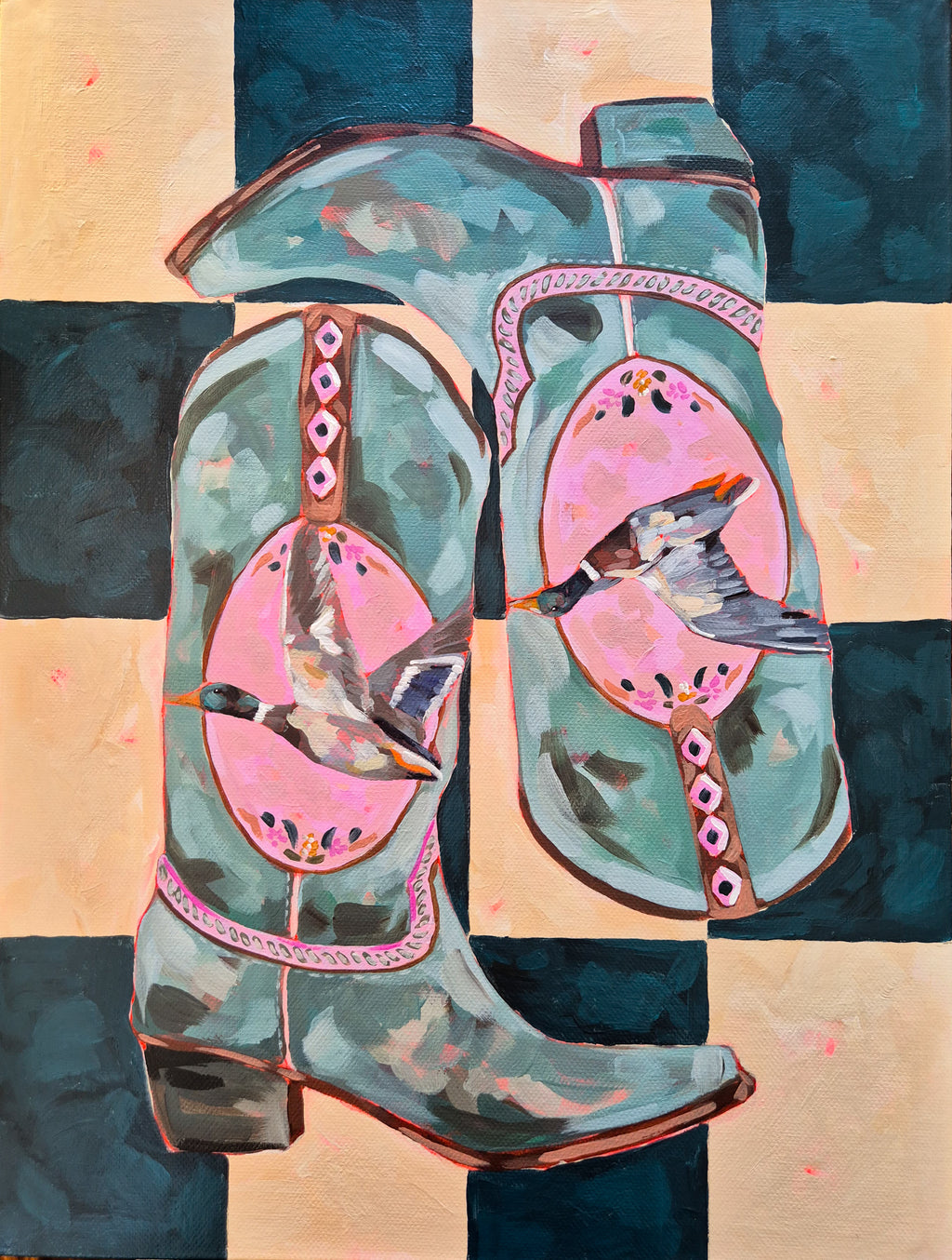 'Drake Pair' ORIGINAL PAINTING