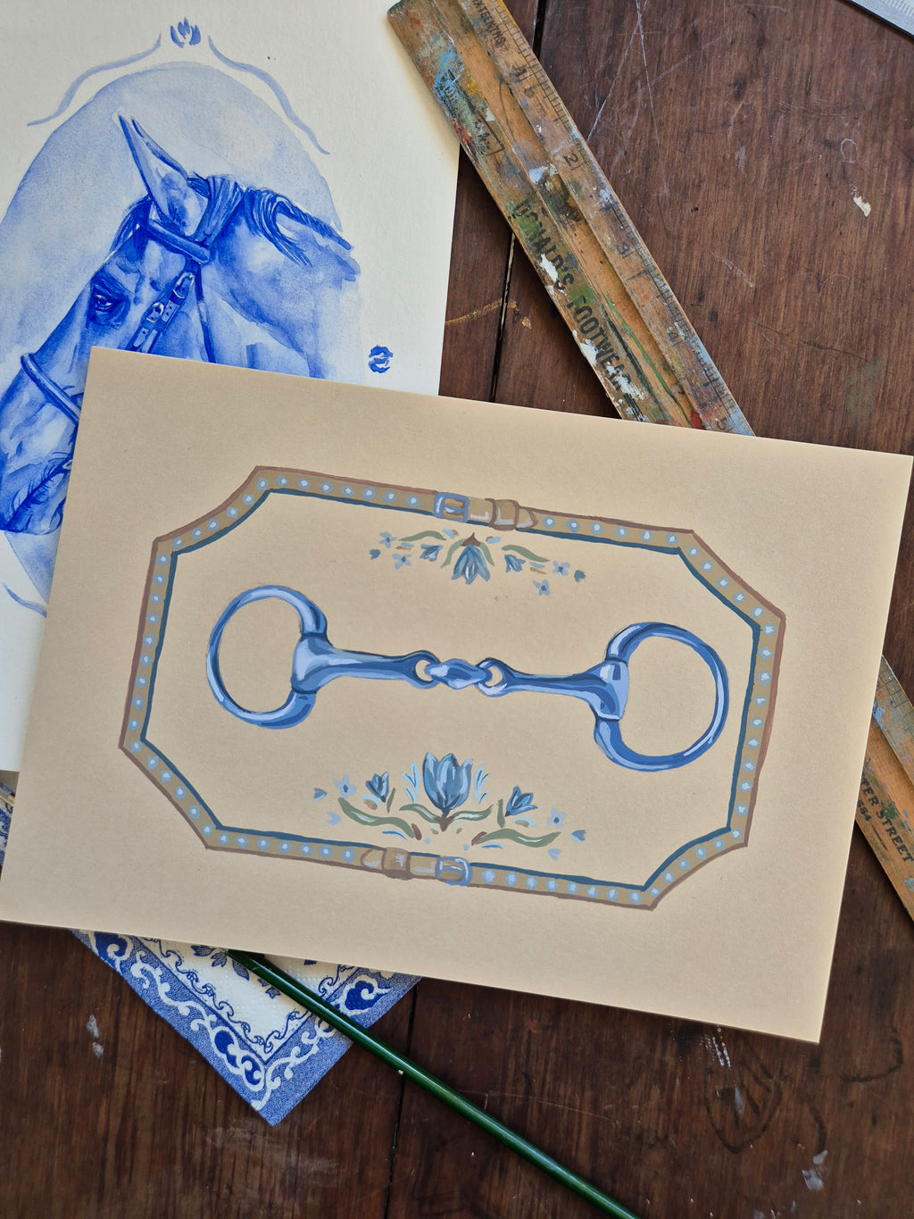 'Snaffle' Mini Print