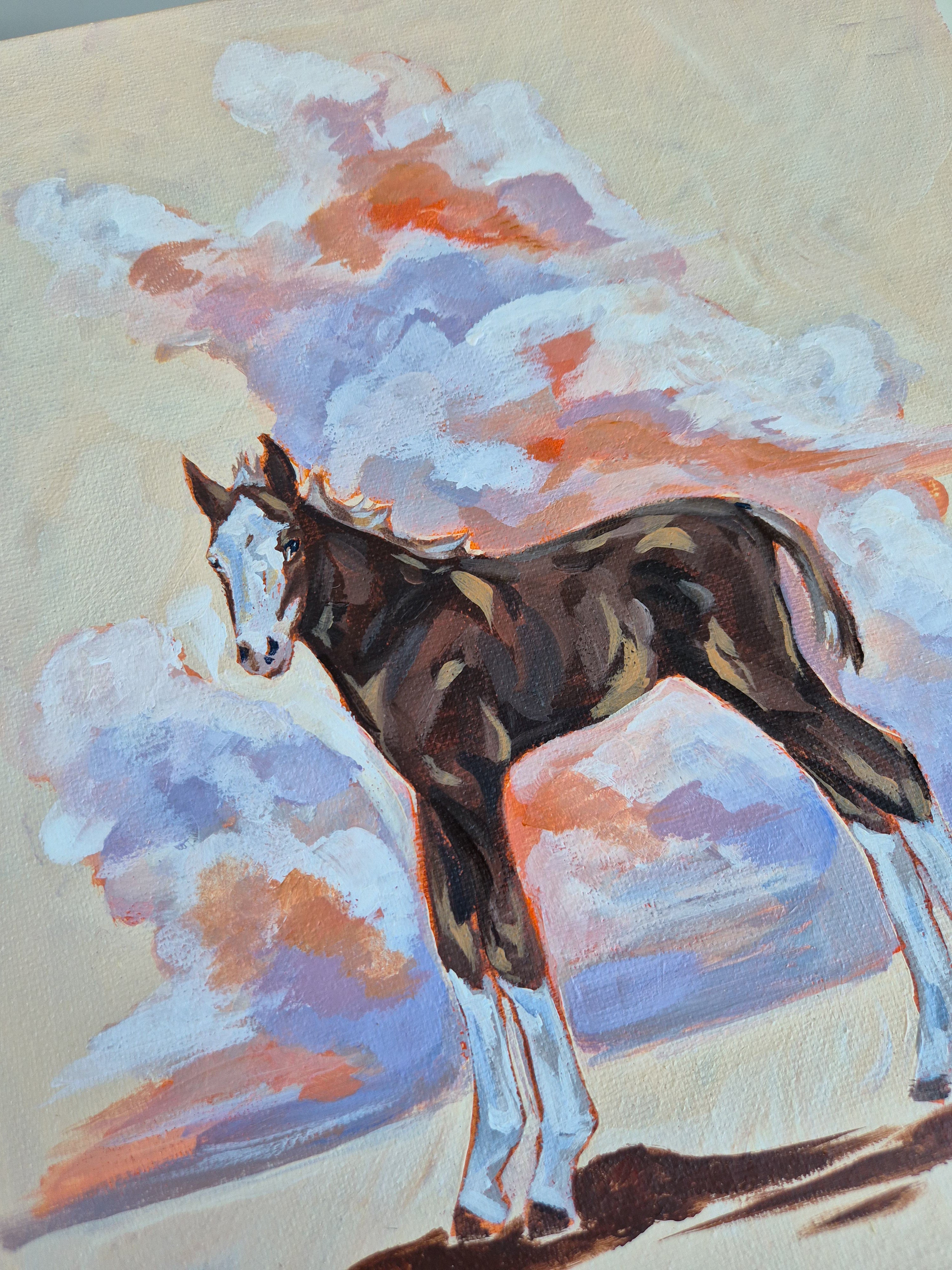 Knee High. ORIGINAL PAINTING