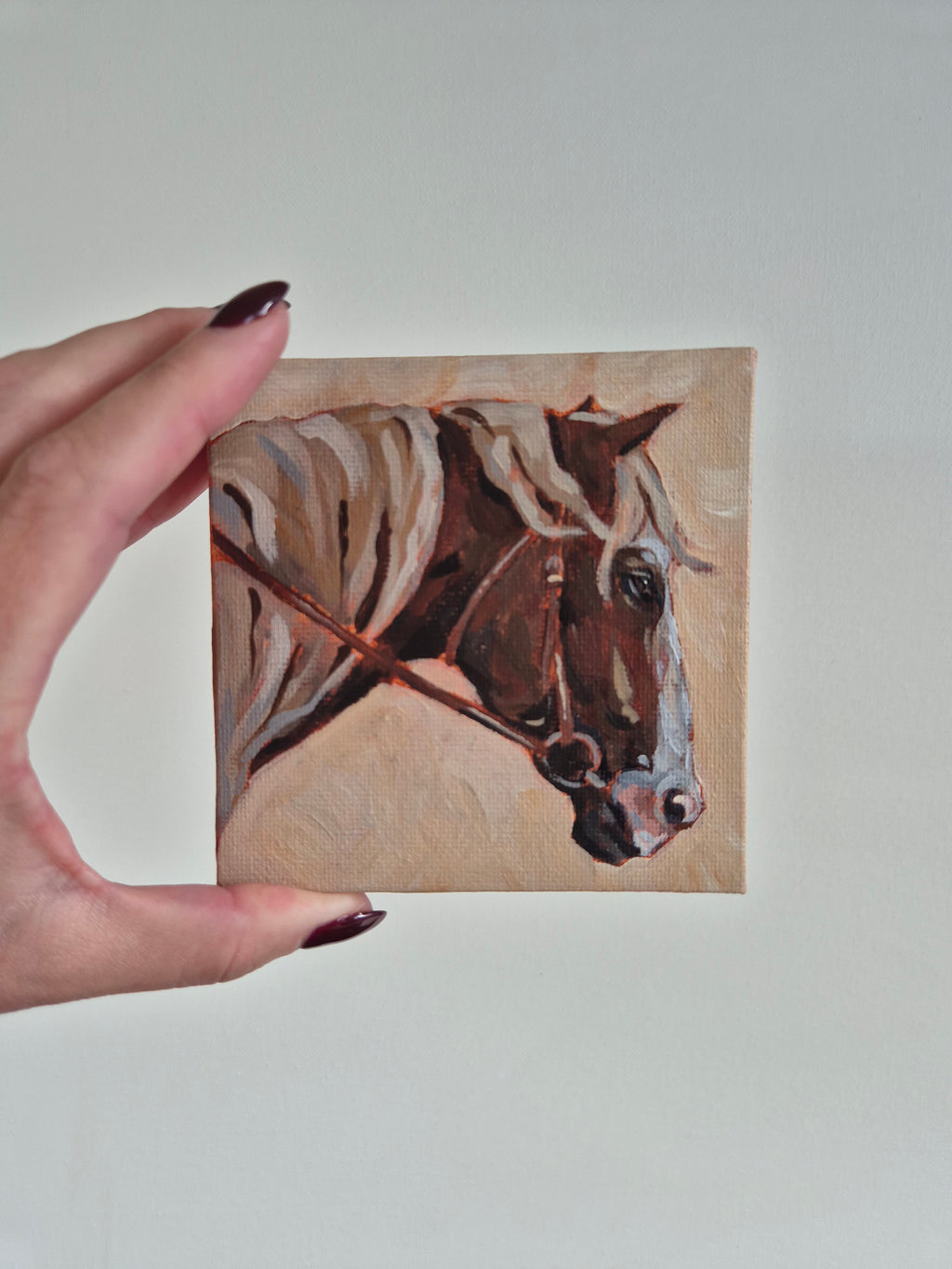 Steady. Original painting