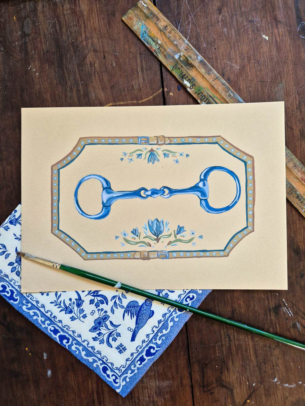 'Snaffle' Mini Print