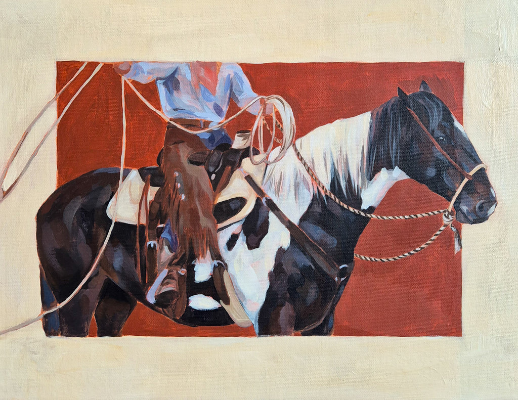 Painted Pair. Original painting