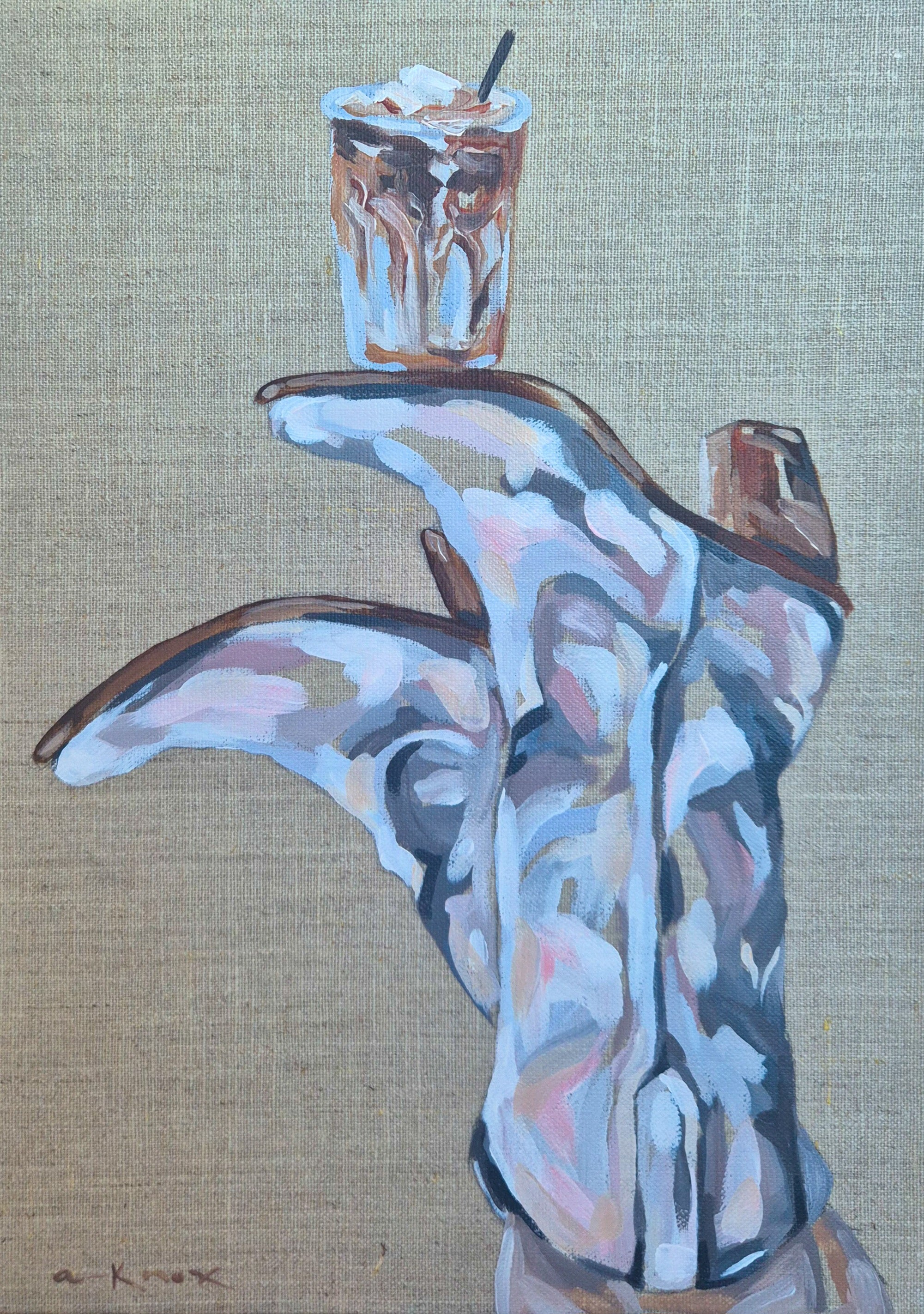 A Winning Combination. Original painting