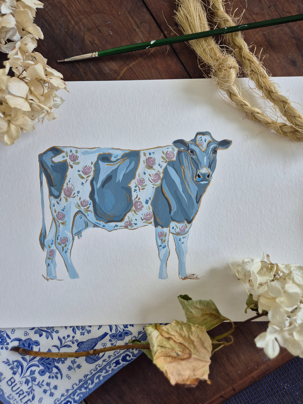 Blue Bell original painting