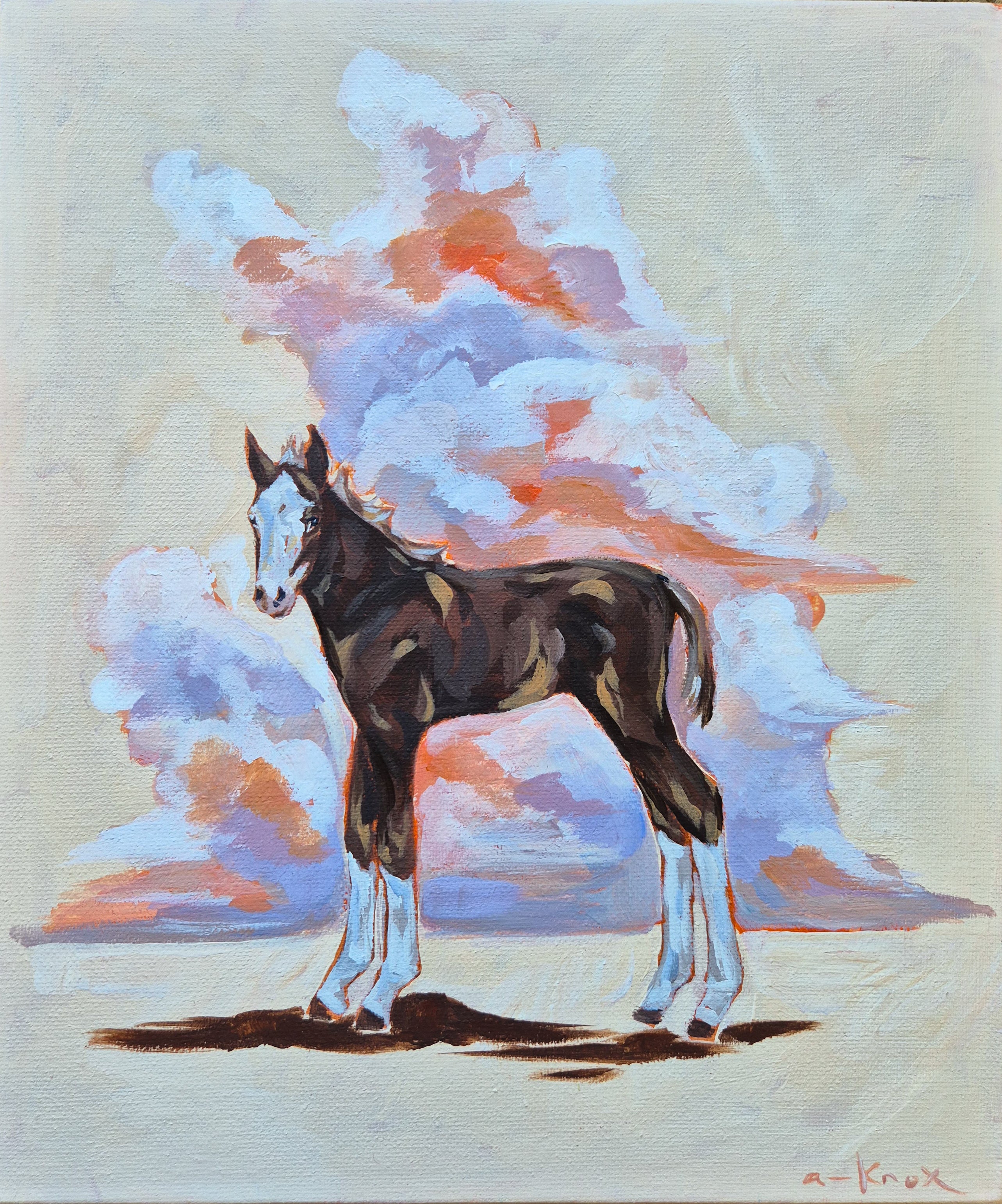 Knee High. ORIGINAL PAINTING