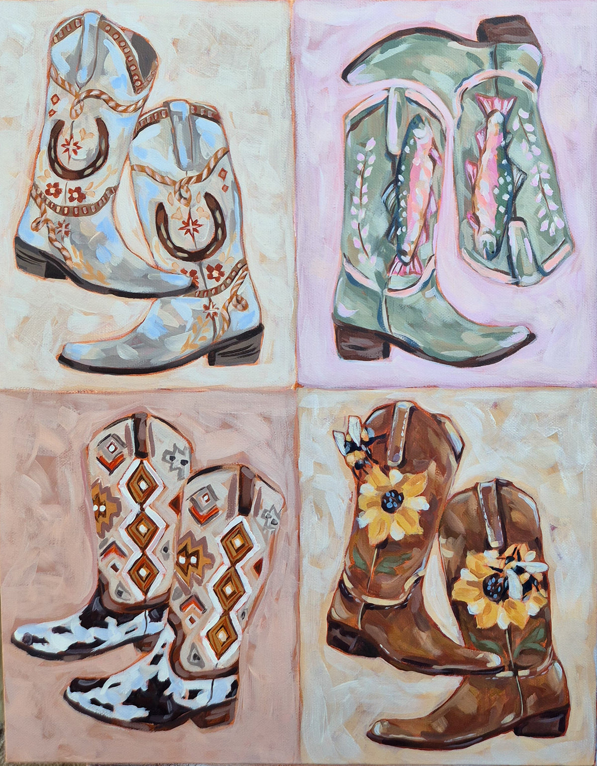 'Boots Nine' ORIGINAL PAINTING