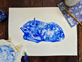 Nestled In Blue original
