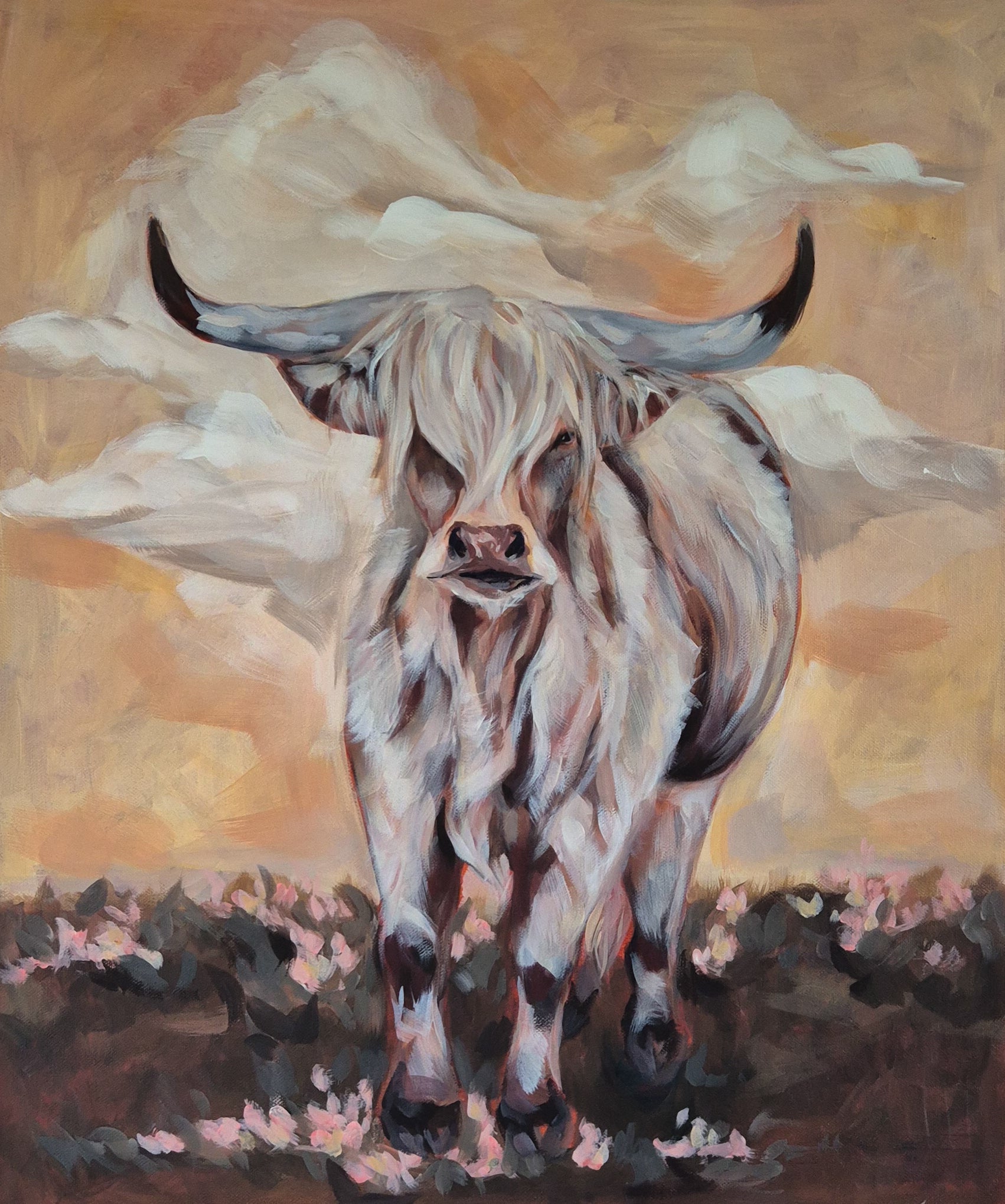 Blossom. Original painting